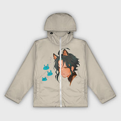 Ветровка с капюшоном женская Сяо из Genshin Impact, цвет: 3D-белый
