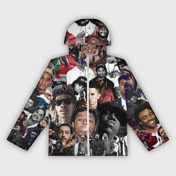 Ветровка с капюшоном женская Короли Рэпа KING RAP, цвет: 3D-белый