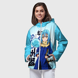 Ветровка с капюшоном женская Римуру Темпест, TenSura, цвет: 3D-белый — фото 2