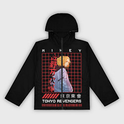 Ветровка с капюшоном женская Майки Тосва токийские мстители, цвет: 3D-черный