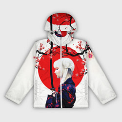 Женская ветровка НАД ВЕТВЯМИ САКУРЫ