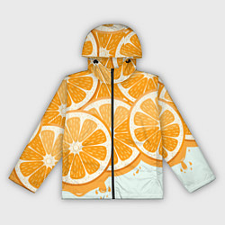 Ветровка с капюшоном женская АПЕЛЬСИН ORANGE, цвет: 3D-черный