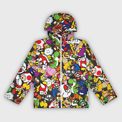 Ветровка с капюшоном женская Mario ALLSTARS, цвет: 3D-белый