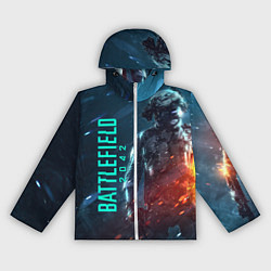 Ветровка с капюшоном женская BATTLEFIELD 2042 SOLDIER WARS, цвет: 3D-белый