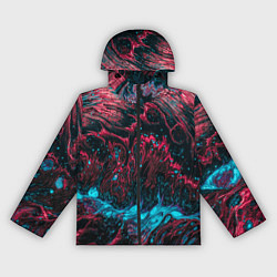 Ветровка с капюшоном женская Смешение, цвет: 3D-черный