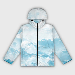 Ветровка с капюшоном женская Плотные облака, цвет: 3D-черный