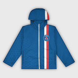 Ветровка с капюшоном женская PSG SPORT STRIPES UNIFORM, цвет: 3D-белый