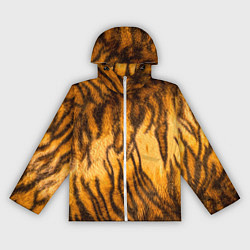 Ветровка с капюшоном женская Шкура тигра 2022, цвет: 3D-белый