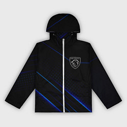 Ветровка с капюшоном женская Peugeot Пежо, цвет: 3D-белый