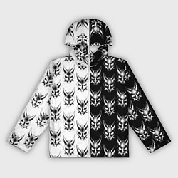 Ветровка с капюшоном женская GENSHIN IMPACT XIAO MASK ГЕНШИН ИМПАКТ СЯО МАСКА, цвет: 3D-белый