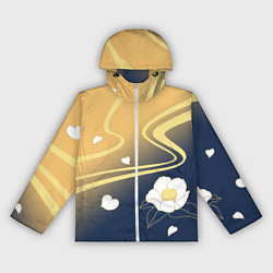 Ветровка с капюшоном женская КОСТЮМ АЯКИ КАМИСАТО, цвет: 3D-белый