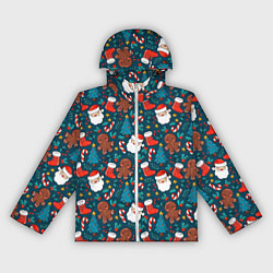 Ветровка с капюшоном женская ПОКРЫТО НОВЫМ ГОДОМ!, цвет: 3D-белый