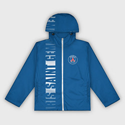 Ветровка с капюшоном женская PSG PARIS SAINT GERMAIN WHITE LINE SPORT, цвет: 3D-белый