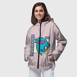 Ветровка с капюшоном женская Mr Beast Japan Full Print, цвет: 3D-черный — фото 2