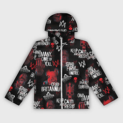 Ветровка с капюшоном женская WATCH DOGS LEGION REVOLUTION PATTERN, цвет: 3D-белый