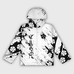Ветровка с капюшоном женская Чёрный клевер black clover,, цвет: 3D-белый