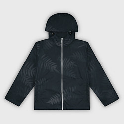 Ветровка с капюшоном женская Влажный Папоротник, цвет: 3D-белый