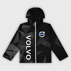 Ветровка с капюшоном женская Volvo , Вольво, цвет: 3D-белый