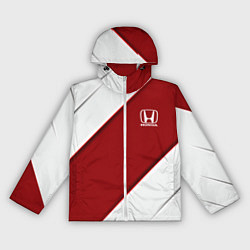Ветровка с капюшоном женская Honda - Red sport, цвет: 3D-белый