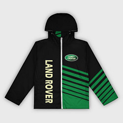 Ветровка с капюшоном женская Ленд Ровер, Land Rover, цвет: 3D-белый