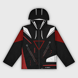 Ветровка с капюшоном женская Сайрекс Сyrex CS GO, цвет: 3D-черный