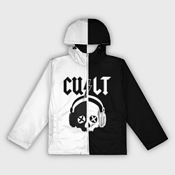 Ветровка с капюшоном женская TDG CULT ACDC, цвет: 3D-белый