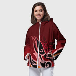 Ветровка с капюшоном женская ТОМА GENSHIN IMPACT, цвет: 3D-белый — фото 2