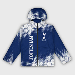Ветровка с капюшоном женская TOTTENHAM HOTSPUR Тоттенхэм, цвет: 3D-черный