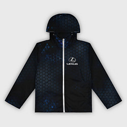 Ветровка с капюшоном женская Lexus лексус, цвет: 3D-белый