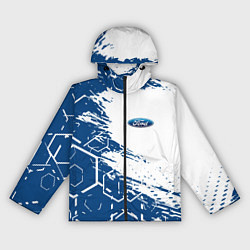 Ветровка с капюшоном женская Форд ford, цвет: 3D-черный