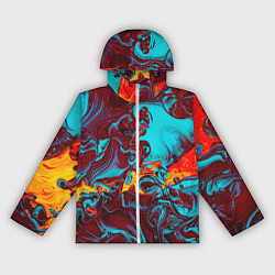 Ветровка с капюшоном женская Каляка-маляка, цвет: 3D-белый