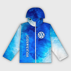 Ветровка с капюшоном женская VOLKSWAGEN Volkswagen Пламя, цвет: 3D-белый