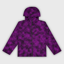 Женская ветровка Черно-пурпурная облачность