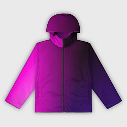 Ветровка с капюшоном женская VIOLET gradient, цвет: 3D-черный