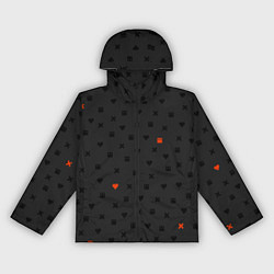 Женская ветровка Love Death and Robots black pattern