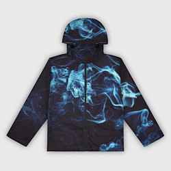 Женская ветровка Неоновые пары дыма - Синий