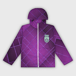 Ветровка с капюшоном женская Фанат ФК Уфа, цвет: 3D-белый