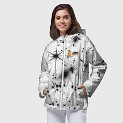 Ветровка с капюшоном женская James Webb - первое фото, цвет: 3D-белый — фото 2