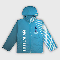 Ветровка с капюшоном женская Тоттенхэм хотспур Абстракция, цвет: 3D-белый