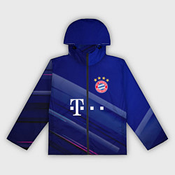 Ветровка с капюшоном женская Bayern munchen Абстракция, цвет: 3D-черный