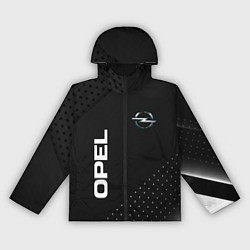 Ветровка с капюшоном женская Opel Карбон, цвет: 3D-черный