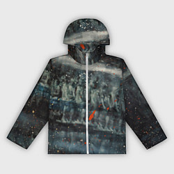 Женская ветровка Абстрактные тени и капли красок