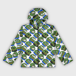 Ветровка с капюшоном женская Эмоции Пепе, цвет: 3D-черный