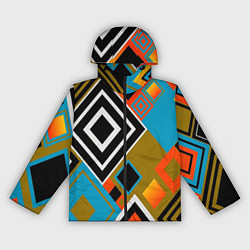 Женская ветровка Фон из разноцветных квадратов