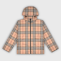 Ветровка с капюшоном женская Королевский тартан, цвет: 3D-черный