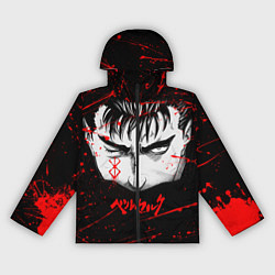 Ветровка с капюшоном женская BERSERK ГАТС, цвет: 3D-черный