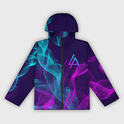 Ветровка с капюшоном женская LINKIN PARK, цвет: 3D-черный