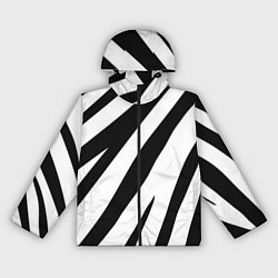 Ветровка с капюшоном женская Камуфляж зебры, цвет: 3D-черный