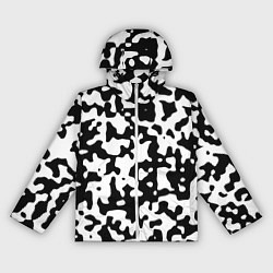 Ветровка с капюшоном женская Камуфляж Cowskin средний, цвет: 3D-белый