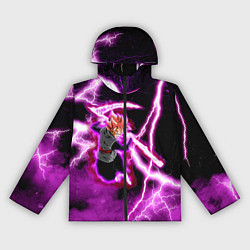 Ветровка с капюшоном женская Гоку Блек Аниме Dragon Ball, цвет: 3D-черный